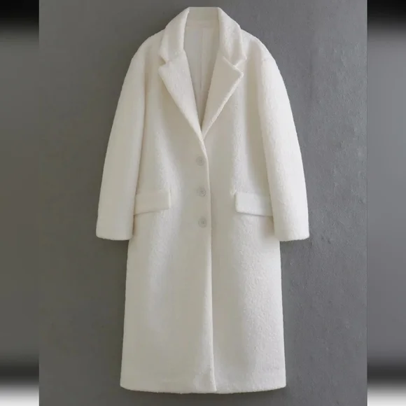 Coats Female Long Sleeves Keep Warm With Button Woman New In Coats
